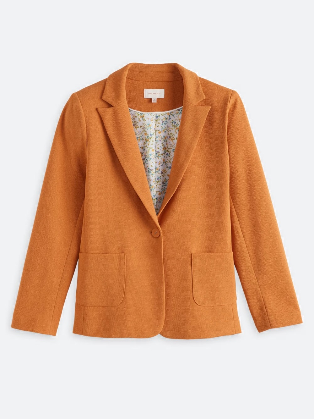 Skies are Blue Women's Camel Single-Button Blazer Jacket NWT